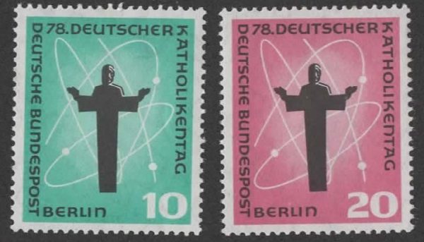 West Berlin. 1958. The 78th German Day of Catholism. Full set. MNH