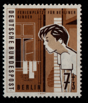 Charity Stamps for Holiday Camps for Children from Berlin