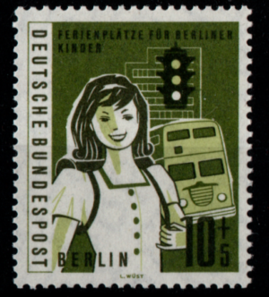 Charity Stamps for Holiday Camps for Children from Berlin