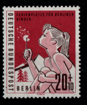 Charity Stamps for Holiday Camps for Children from Berlin