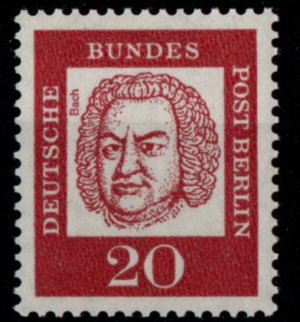 Famous Germans. Bach