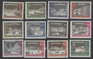 West Berlin. 1962. Old Berlin. B213-224. Full set. MNH