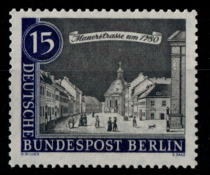 Old Berlin. Mauerstrasse, 1780