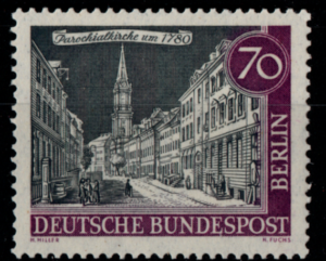 Old Berlin. Parochial church, 1780