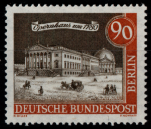 Old Berlin. Opera House, 1780