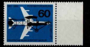 West Berlin. 1962. The 50th Anniversary of Airmail. B225. MNH