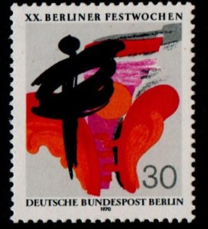 West Berlin. 1970. Folklore Week in Berlin. 30 pfg. B373. MNH