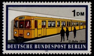 1971. Berlin Rail Transport. Undeground train, 1971