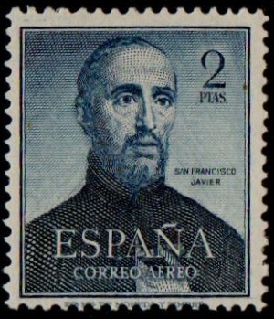 Spain. 1952. The 400th Anniversary of the Death of Franz Xaver