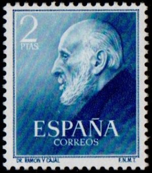 Spain. 1952. The 100th Anniversary of the Birth of Santiago Ramon y Cajal