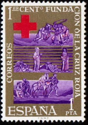 Spain. 1963. The 100th Anniversary of International Red Cross