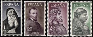 Spain. 1963. Famous Spaniards (1st Series)