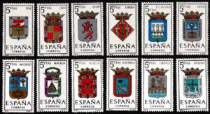 Spain. 1964. Arms of Provincial Capitals