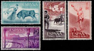 Spain. 1960. EAirmail - Bull Fighting.