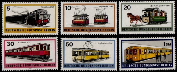 1971. Berlin Rail Transport. B381-386