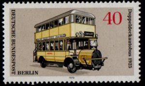 1973. Means of Transportation in Berlin. Double-decker, 1925