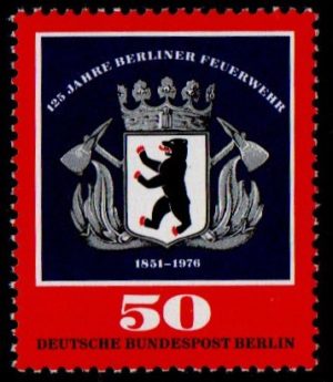 1976. The 125th Anniversary of Berlin's Fire Department