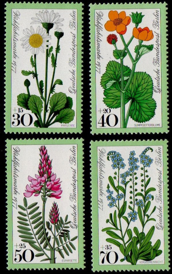 1977. Charity Stamps - Medow Flowers.