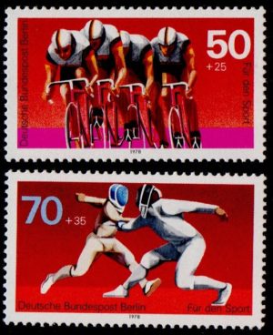 West Berlin. 1978. Sports. B551-552. Full set. MNH