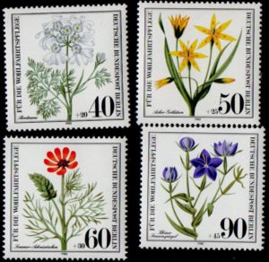 West Berlin. 1981. Charity Stamps - Endangered Plants