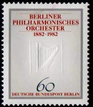 West Berlin. 1982. The 100th Anniversary of Berlin's Philharmonic Orchestre