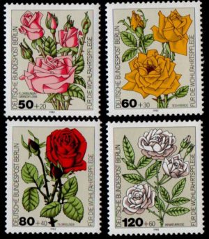 West Berlin. 1982. Charity Stamps - Roses