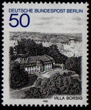 West Berlin. 1982. Views of Berlin. 4th series. Villa Borsig