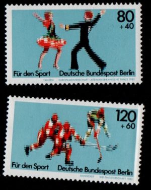 West Berlin. 1983. Sports.