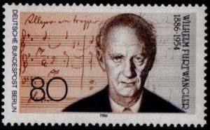 West Berlin. 1986. The 100th Anniversary of the Birth of Wilhelm Furtwängler