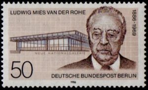 West Berlin. 1986. The 100th Anniversary of the Birth of Ludwig Mies van der Rohe