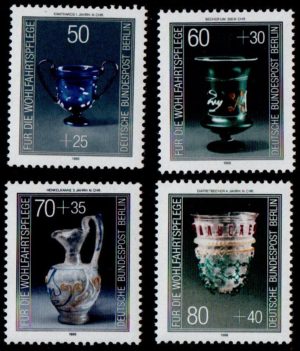 West Berlin. 1986. Charity Stamps. Glassware