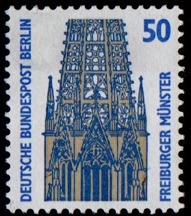 West Berlin. 1987. Tourist sights. 50 pfg.