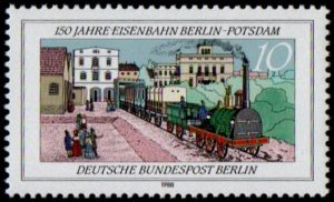 West Berlin. 1988. The 150th Anniversary of the Railroad Between Berlin-Potsdam