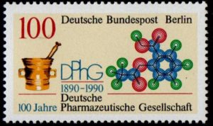 West Berlin. 1990. The 100th Anniversary of the Pharmaceutical Society