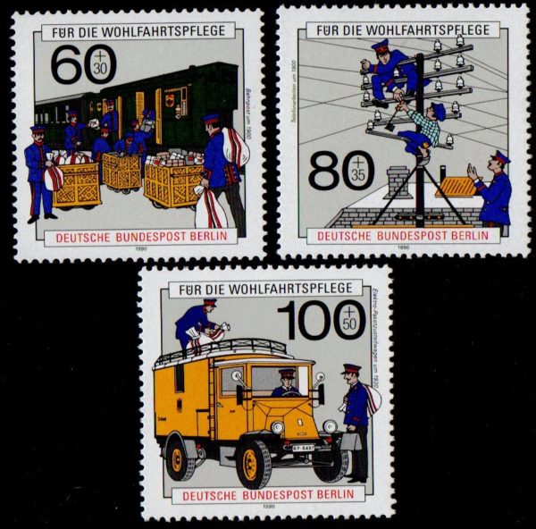 West Berlin. 1990. Charity Stamps - Postal History