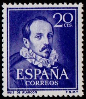 Spain. 1950. Definitive Issues. Portraits. Ruiz de Alarcon