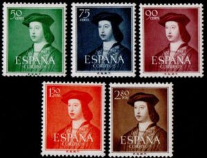 Spain. 1952. The 500th Anniversary of the Birth of King Ferdinand V, 1452-1516.