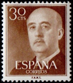 Spain. 1955. Definitive Issue - General Franco. 30 c.