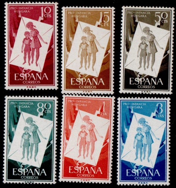 Spain. 1956. Hungarian Children Relief.