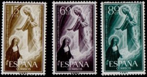 Spain. 1957. Stamp Day. Apparition of the Sacred Heart.