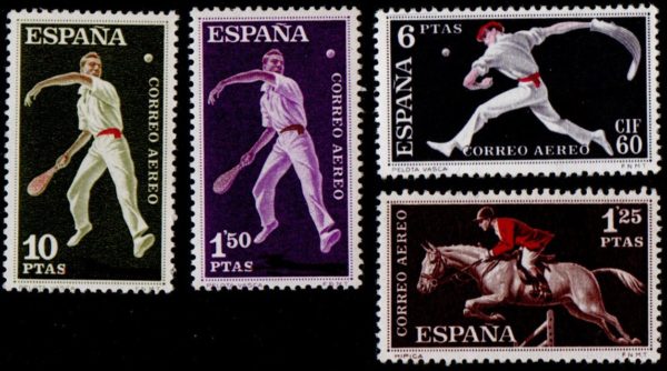 Spain. 1960. Airmail - Sports.