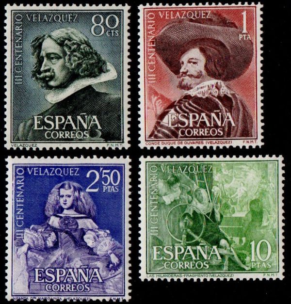 Spain. 1961. The 300th Anniversary of the Death of Diego Rodriguez de Silva Velazquez