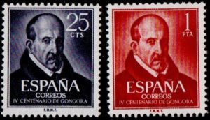 Spain. 1961. The 400th Anniversary of the Birth of Luis de Gongora y Argote.