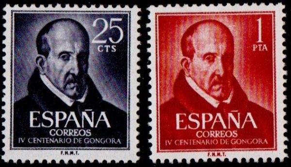 Spain. 1961. The 400th Anniversary of the Birth of Luis de Gongora y Argote.