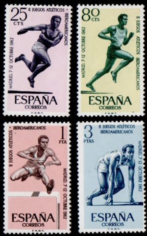 Spain. 1962. The 2nd Spanish-American Games - Madrid, Spain