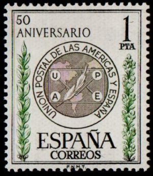 Spain. 1962. The 50th Anniversary of Postal Union America-Spain.