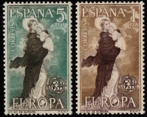 Spain. 1963. EUROPA Stamps. St.Maria of Europe