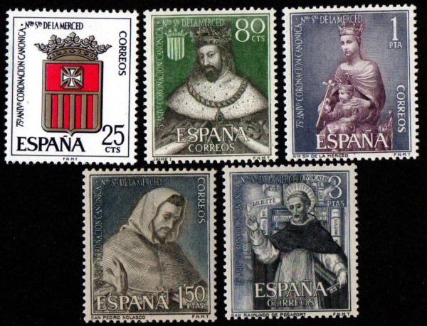 Spain. 1963. The 75th Anniversary of the Coronation of Our Lady of Mercy