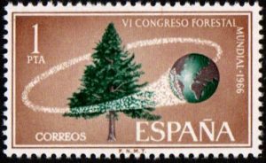 Spain. 1966. The 6th World Forestry Congress - Madrid