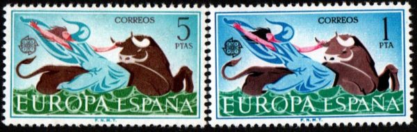 Spain. 1966. EUROPA Stamps. "Europa and the Bull"